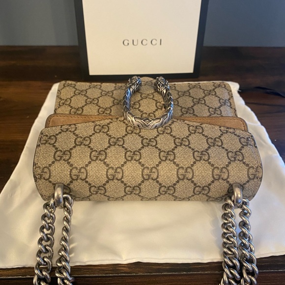 GG Supreme Monogram Mini Dionysus Shoulder Bag AUTHENTIC - Picture 11 of 15